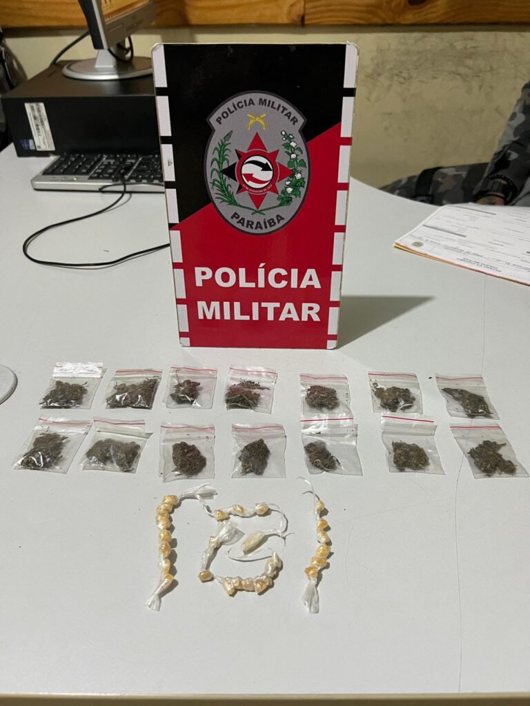 Polícia prende suspeito de tráfico de drogas em Pedras de Fogo